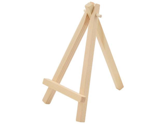 FOR 48 Pack Mini Wood Display Easel Wood Easels Set For Paintings Craft Small Acrylics Oil Projects photo