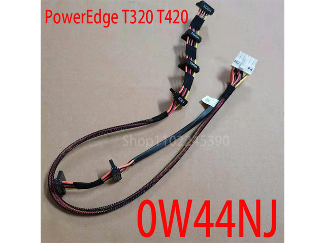 For PowerEdge T320 T420 Workstation Power Supply Cable 0W44NJ W44NJ Drag Six SATA HDD ODD Power Supply Cable