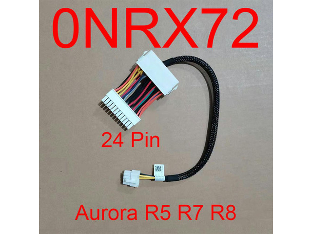 For Aurora R5 R7 R8 Workstation Power Supply Cable 0NRX72 NRX72 Alien 24P to 24P Power Supply Line