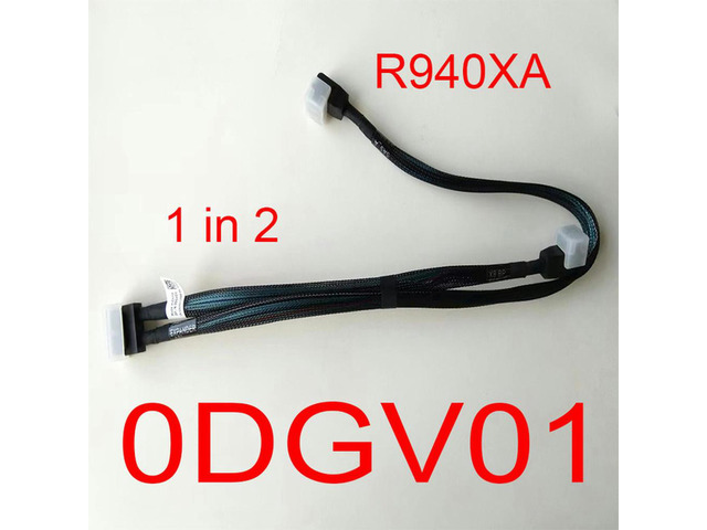 For R940XA Workstation Power Supply Cable 0DGV01 DGV011 Min 2 Dual Port SFF-8643 SAS HD Connection Data Line