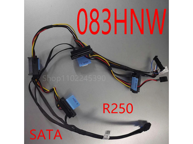 For R250 Workstation Power Supply Cable 083HNW 83HNW SATA R250 4*3.5 Backplane 1 To 4 Cable Non-Hotplug