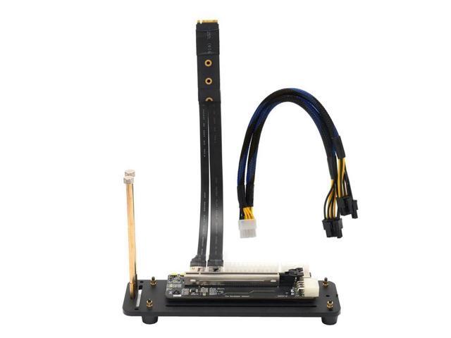 FOR Laptop External Graphics Card EGPU PCI-E 3.0 X16 To M.2 Nvme Extension Cable With Bracket For ITX STX EGPU Bracket Power Cord
