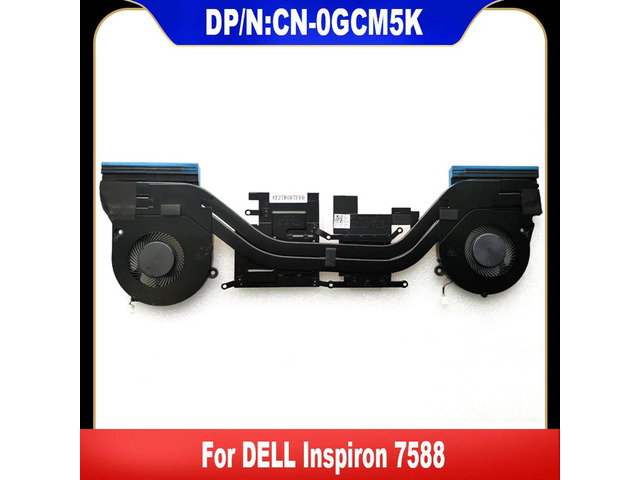 FOR 0GCM5K FOR 7588 CPU Cooling Fan GPU Cooler Fan CN-0GCM5K GCM5K AT27R007FF0 Heatsink Radiator