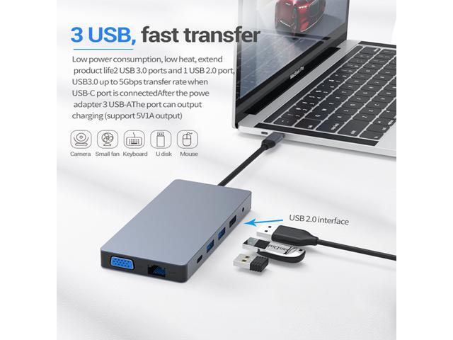USB C HUB HDMI Type-C HUB To Hdmi USB 3.0 Thunderbolt 3 Card Reader For Macbook 2018 mate20 P30 glaxy S9 S10 USB C HUB
