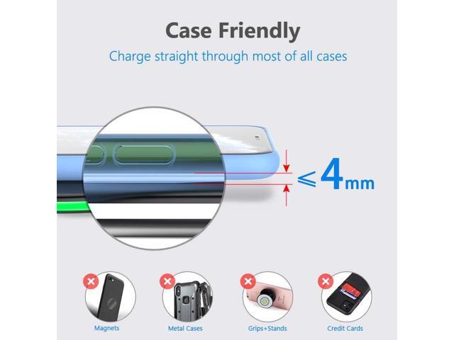 Yootech Wireless Charger,10W Max Fast Wireless Charging Pad Compatible with iPhone 15/15 Plus/15 Pro Max/14/13/SE 2022/12/11/X/8,Samsung Galaxy...