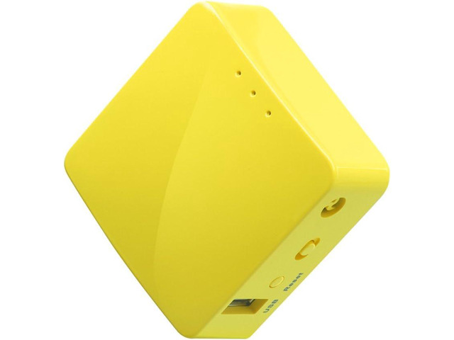 GL. iNet GL-MT300N-V2(Mango) Portable Mini Travel Wireless Pocket VPN Router - WiFi Router/Access Point/Extender/WDS OpenWrt 2 x Ethernet Ports...