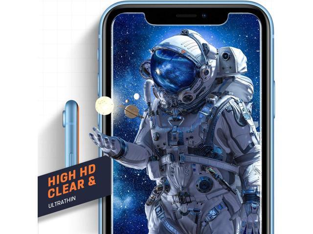 Mkeke Compatible with iPhone 11 Screen Protector for iPhone XR Screen Protector, Tempered Glass Film for Apple iPhone 11 and iPhone XR, 3-Pack Clear