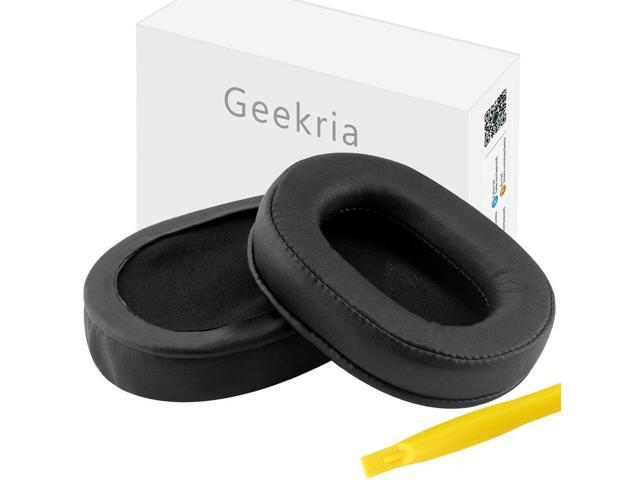 Geekria QuickFit Replacement Ear Pads for Audio Technica ATH-M50X M50XBT M50xBT2 M50 M40X M30 M20 AR5BT Headphones Ear Cushions with Video Guide (Black) - image 9