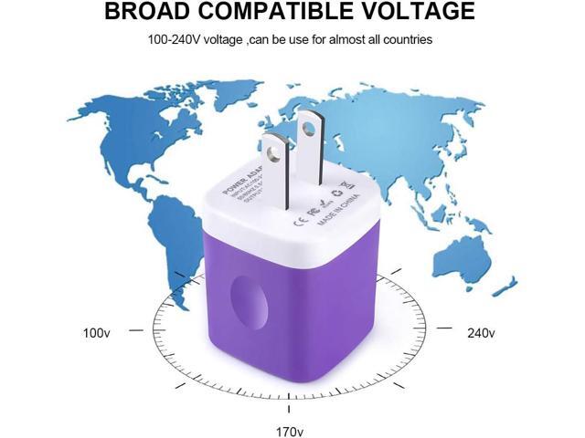 USB Wall Plug,GiGreen Single Port Fast Charging Block 5Pack USB Charging Plug Cube Wall Adapter Compatible iPhone 15 Pro Max 14 13 12 11 X 8,...