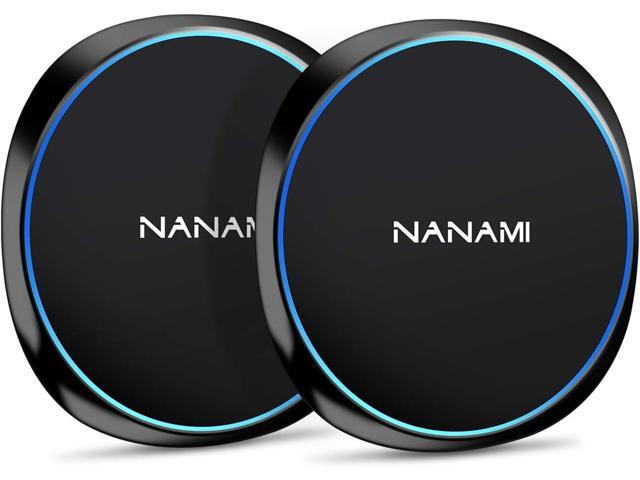 NANAMI Fast Wireless Charger [2 Pack] - Qi Certified Wireless Charging Pad for iPhone 17/17 Pro/17 Pro Max/16/15/14/13/13 Pro/12,10W for Samsung...