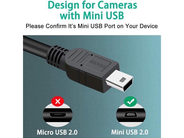 Camera USB Cable Cord for Canon Rebel/PowerShot/EOS/DSLR/ELPH Digital Cameras,Transfer Wire Data Cable for Canon Rebel Camcorder,Vixia PC Computer...