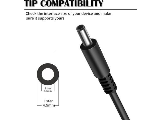 65W 45W Charger for Dell Laptop Fit for Inspiron 11/13/14/15/17 3000 5000 7000 Series(3583 3593 5570) Latitude E5450 XPS 13-65 Watt 45 Watt AC...