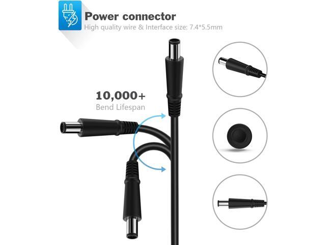 135W AC Adapter Laptop Charger for HP 391174-001 384023 481420-001; HP DC7800 DC7900; HP Compaq Elite 8000 8200 8300 with Size 7.4mm 5.0mm Power...