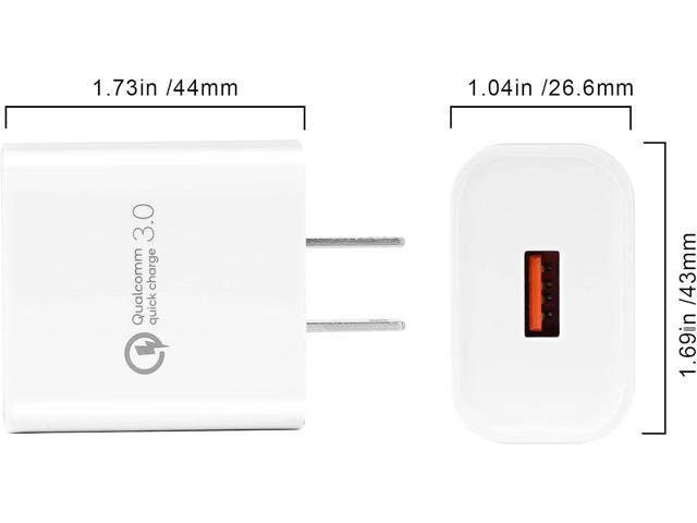 TPLTECH Quick Charge 3.0 Fast Charger Compatible for Samsung Galaxy A10E A20E A20S A30S A50S A51,A20 A30 A40 A50 A70 A80,Galaxy Note 9 8,S8 S9 S10...
