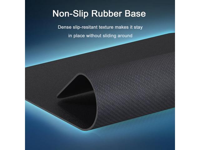 Senetem XL Large Mouse Pad, Ultra-Smooth Gaming Mousepad, Non-Slip Rubber Base, Washable Surface Fits Wired & Wireless Mouse Big & Long Keyboard...