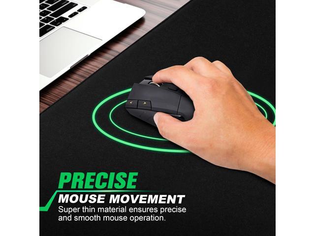 Huge 46x17 5mm Gaming Mouse Pad Large Mouse Pad for Desk Mouse Pad Gaming Giant Black XXL Thick Long Extra Large Extended Big Mouse Pad Gamer Desk Mat