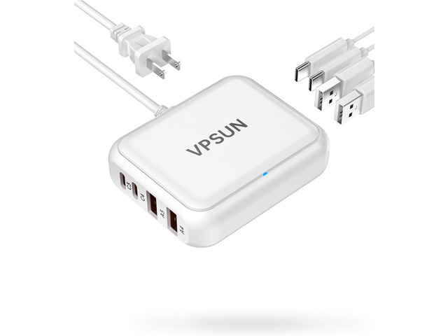 USB C Charger 8 Port Block, Fast Charging Station for Multiple Devices,Multiport USB Charging Hub for iPhone,Samsung,Switch,Fan,Speaker,lamp,etc.