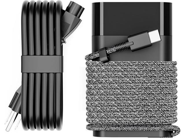 New Slim HP 65W USB C Laptop Charger Replacement for HP Spectre x360, Envy, Chromebook, Elitebook x360, Pavilion, Elite x2 Travel Type C Power Cord...