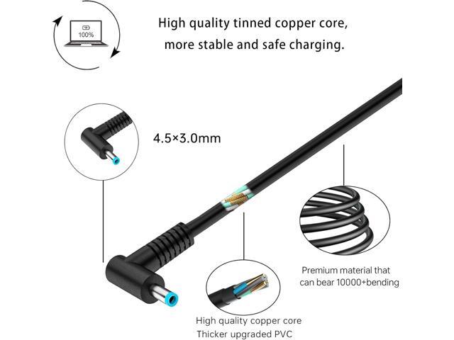 45W 19.5V 2.31A Laptop Charger Compatible with HP Pavilion x360 15-f272wm 15-f233wm 15-f211wm 741727-001 740015-001 l25296-001 213349-009 Blue Tip...