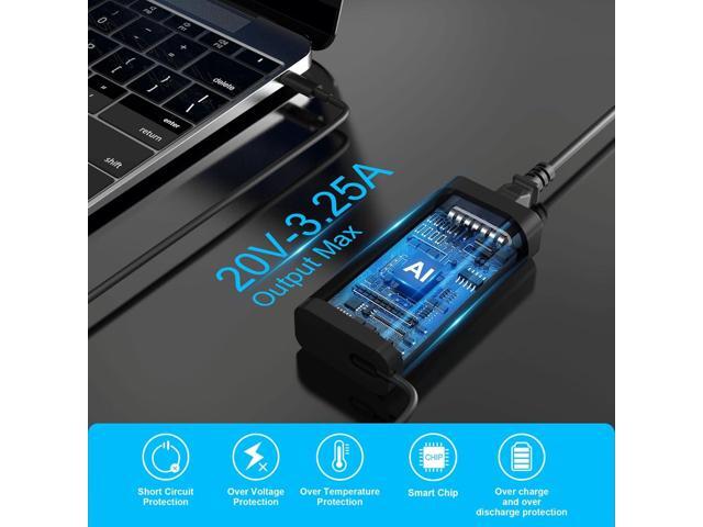 65W 45 Watt USB Type C Laptop Charger for Dell XPS 13, Latitude 5440 5540 5450 5420 7420 5520 E5440 E5430 5550 5320 7440 5430 5530 7430 3550 7450...