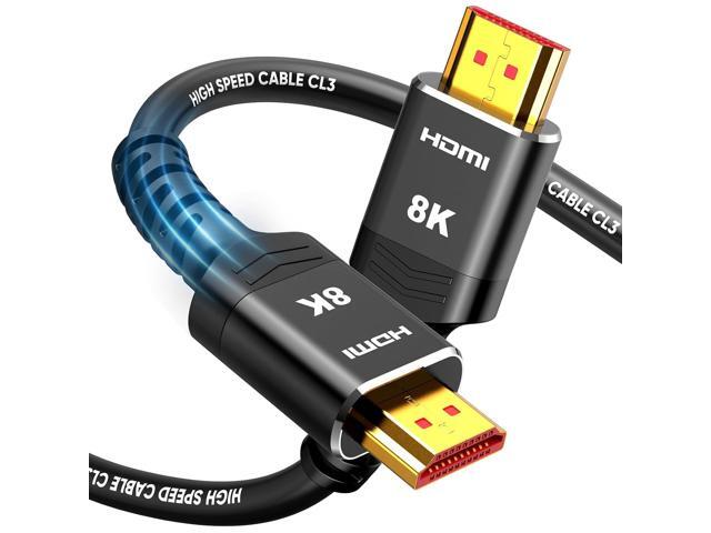 Highwings Long HDMI Cable 15 FT, 4K 8K 10K HDMI 2.1 Cord Ultra High Speed [in-Wall CL3 Rated, 8K@60Hz 4K@120Hz Video 48Gbps], Fit, Durable,...