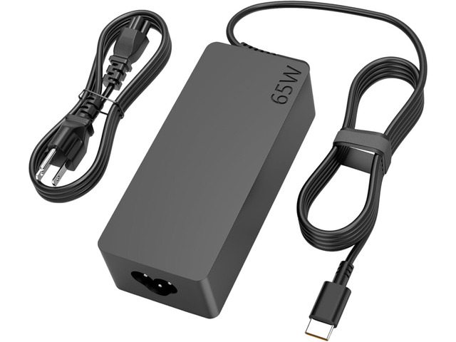 Replacement for 65W Lenovo Laptop Charger USB C ;Compatible with Lenovo ThinkPad Yoga Chromebook ThinkBook, Universal USB Type C Laptop Charger