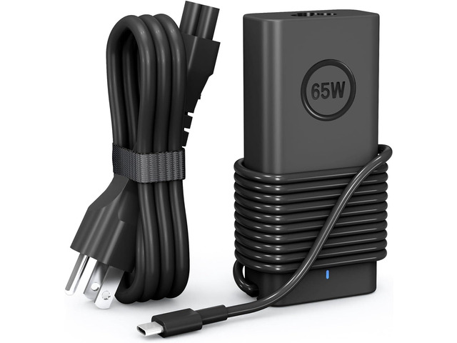 65W USB-C Compatible with Dell Laptop Charger XPS 13 and Latitude Charger 3340 3440 3540 3550 5420 5430 5520 5320 5340 5440 5550 7440 7490 7640...