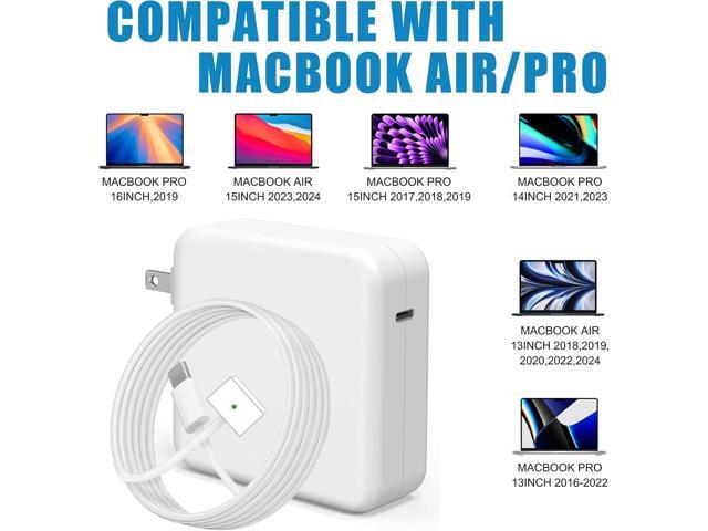 96W/70W USB C Charger for Mac Pro 16,15,13 inch,New Mac Air 13 inch 2025/2024/2023/2022/2021,IP/ad Pro 12.9/11, Thunderbolt 3 Power 6.6ft Cable USB...