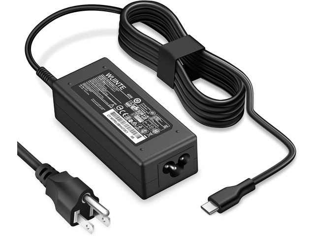 USB C Laptop Charger Compatible with HP Dell Lenovo Asus Acer Samsung Google Chromebook Type C Power Cord