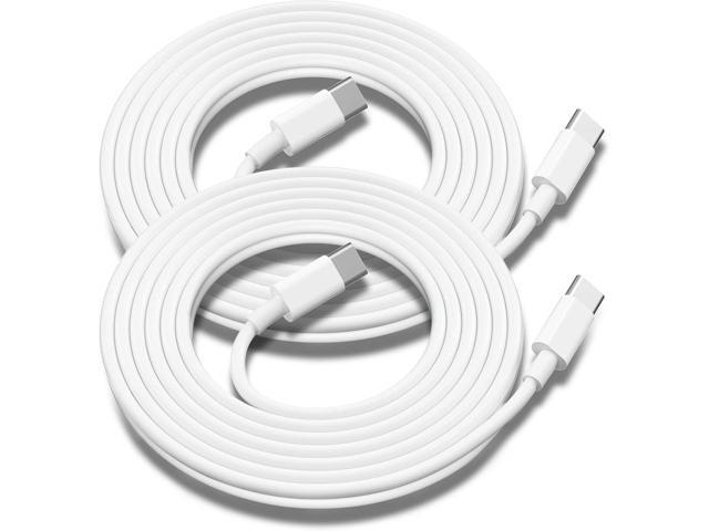 USB C to USB C Charging Cable for Apple 2Pack 10ft, Long Type C to C Fast Charger Cord for iPhone 16 E/17/Air/15/Pro/Plus/Pro Max, for MacBook...