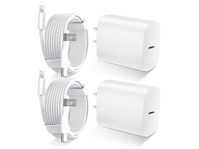 Phone 14 13 12 11 Fast Charger,10FT Long Fast Charging Lightning Cable with 20W USB C iPhone Charger Type C Charger Block for iPhone 14/14 Pro...