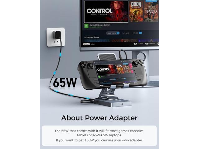 Versatile USB C Docking Station for iPad (USB-C), 11-in-1 with SD TF 4.0 Reader, 4K@60Hz HDMI, RJ45, Audio, USB A, USB c, Rotatable, Also for...