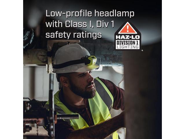 Streamlight 61424 Enduro Pro Haz-Lo 160-Lumen Multi Function Headlamp Includes 3 AAA Alkaline Batteries, Rubber Hard Hat Strap, Elastic Head Strap,...