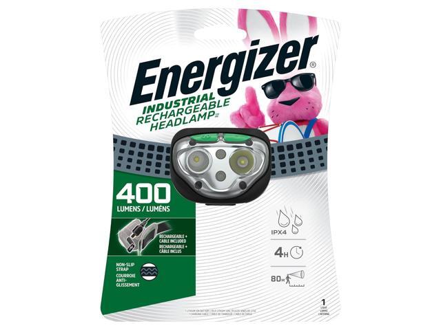 Energizer LED Rechargeable Headlamp Flashlight, 15-Hour Run Time, 400 Lumens (Charging Cable Included)