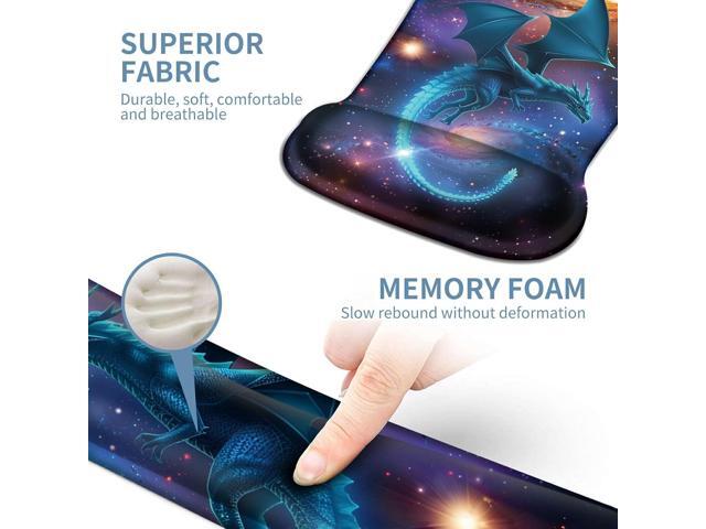 Keyboard Wrist Rest and Mouse Wrist Rest Pad Set, Made of Memory Foam with Non Slip Rubber Base Ergonomic Gel Wrist Rest for Computer Keyboard...
