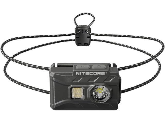 Nitecore NU20 Classic Ultralight Headlamp, 360 Lumen USB-C Rechargeable Lightweight for Backpacking, Camping, Running with Auxilary White and Red...