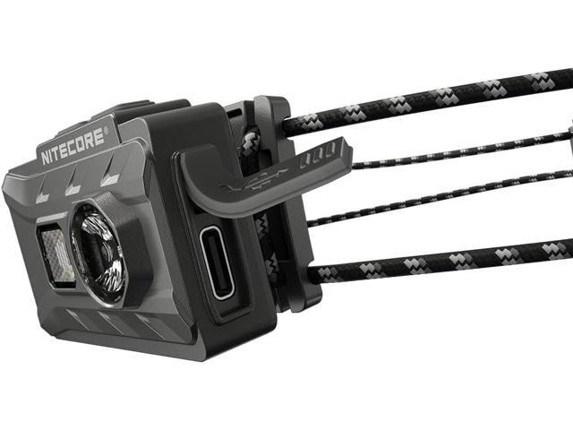 Nitecore NU20 Classic Ultralight Headlamp, 360 Lumen USB-C Rechargeable Lightweight for Backpacking, Camping, Running with Auxilary White and Red...