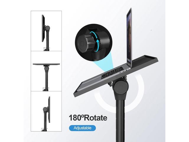 Projector Stand - Adjustable Height 22 to 63 Inches, Tripod for Laptop & Projector, Outdoor Movies