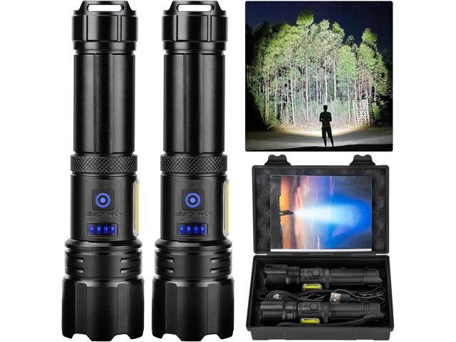 Sigoobal Flashlight LED Rechargeable Flashlights High Lumens, 99,000 LM Super Bright Powerful Flashlight, High Powered Flash Lights Waterproof.