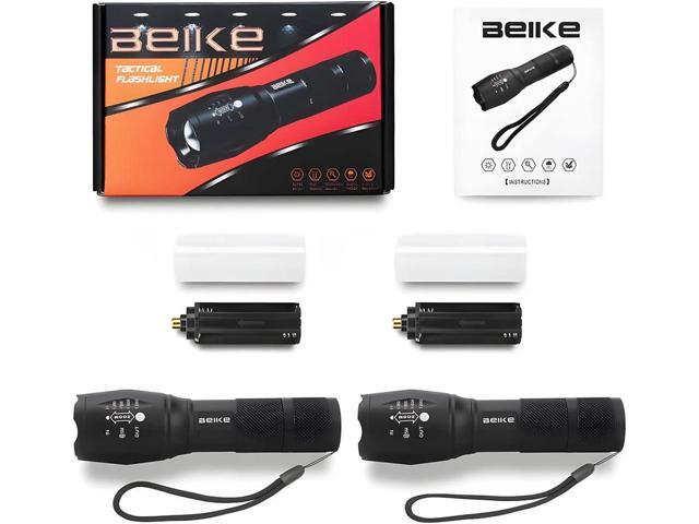 BEIKE Flashlight 2 Pack, Flash Light High Lumens, Small Flashlights Powerful, Super Bright LED Flashlight, Handheld Flashlights for Home, Camping,...
