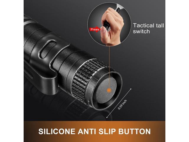 Honoson 10 Pieces Mini Pen Light Flashlight Small LED Pen Light Aluminum Pocket Flashlight with Clip for Inspection Camping Emergency Diary...