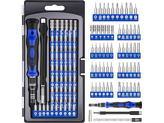 XOOL 62 in 1 Precision Screwdriver Kit, Electronics Repair Tool Kit, Magnetic Driver Kit with Flexible Shaft, Extension Rod for Mobile Phone,...