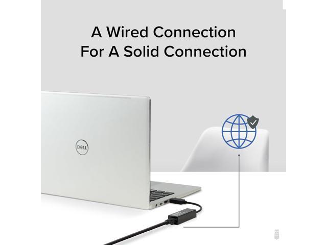 Plugable USB to Ethernet Adapter, USB 3.0 to Gigabit Ethernet, Supports Windows 11, 10, 8.1, 7, XP, Linux, Chrome OS