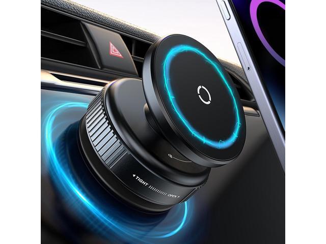 Suction Cup Phone Mount,Magnetic Phone Holder for Car,360°Adjustable Vacuum Suction Phone Mount for Gym/Mirror/Smooth Surface, Compatible with...