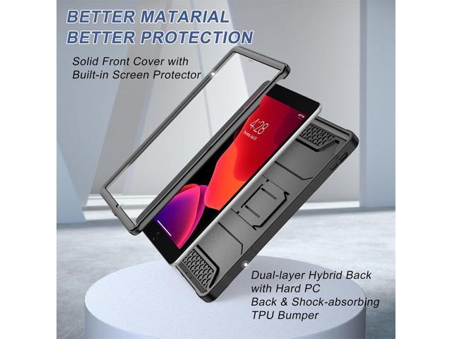 Soke Case for iPad 9th/8th/7th Generation 10.2-Inch (2021/2020/2019 Release), with Built-in Screen Protector and Kickstand, Rugged Full Body...