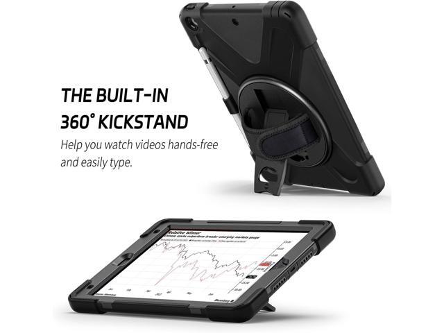 ZenRich Shockproof Case for iPad 9th/8th/7th Generation 10.2 inch 2021/2020/2019, Heavy Duty Rugged Case with Pencil Holder/360° Rotating...