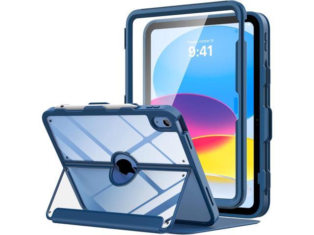 MoKo for iPad 11-inch (A16) 11th Generation Case 2025/ iPad 10th Generation Case with Pencil Holder 2022 10.9 inch, Built-in Screen Protector Clear...