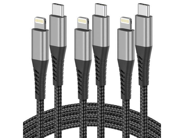 USB C to Lightning Cable 3FT [MFi Certified], 3-Pack iPhone Cord 3FT Fast Charging Compatible with iPhone 14 13 12 11 Pro Max XR XS X 8 SE Apple...