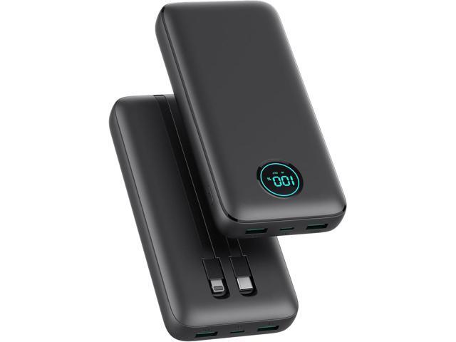 Portable Charger 40,800mAh Power Bank, 25W PD QC 4.0 Fast Charging Portable Phone Charger with Built-in Cables,LCD Display USB C Battery Pack...