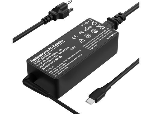 65W 45 Watt USB C Laptop Charger for Lenovo Thinkpad T480 T480s T490 T580 T580s T14 E480 E580 E590 E495 X1 C930 C940, Yoga 7i ADLX65YDC2A...
